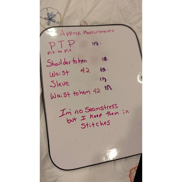 Printfresh 2X White Seashell Embroidered Lounge Pants Pajama Bottoms - Picture 4 of 4